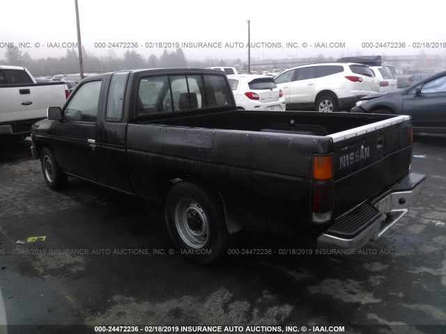 1N6SD16S6PC413946 - 1993 NISSAN TRUCK KING CAB BLACK photo 3