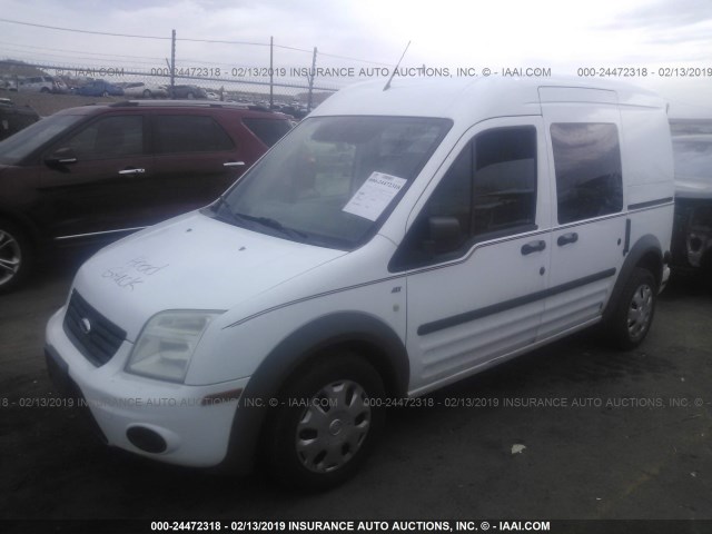 NM0LS6BN7CT086149 - 2012 FORD TRANSIT CONNECT XLT WHITE photo 2
