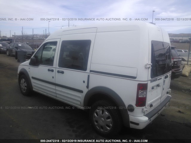 NM0LS6BN7CT086149 - 2012 FORD TRANSIT CONNECT XLT WHITE photo 3