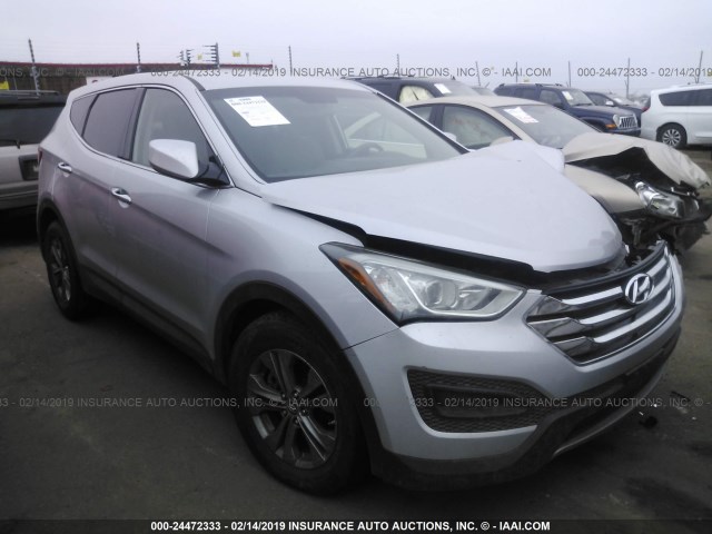 5XYZTDLB1EG161140 - 2014 HYUNDAI SANTA FE SPORT  SILVER photo 1