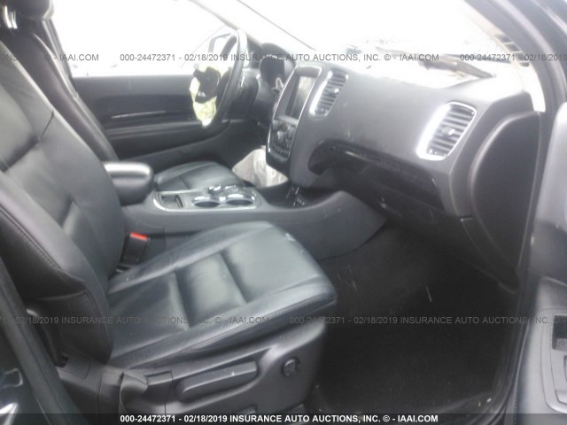 1C4RDJDG1FC954059 - 2015 DODGE DURANGO LIMITED BLACK photo 5