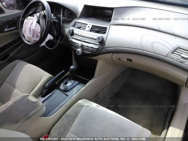 1HGCP26409A074736 - 2009 HONDA ACCORD LXP BURGUNDY photo 5