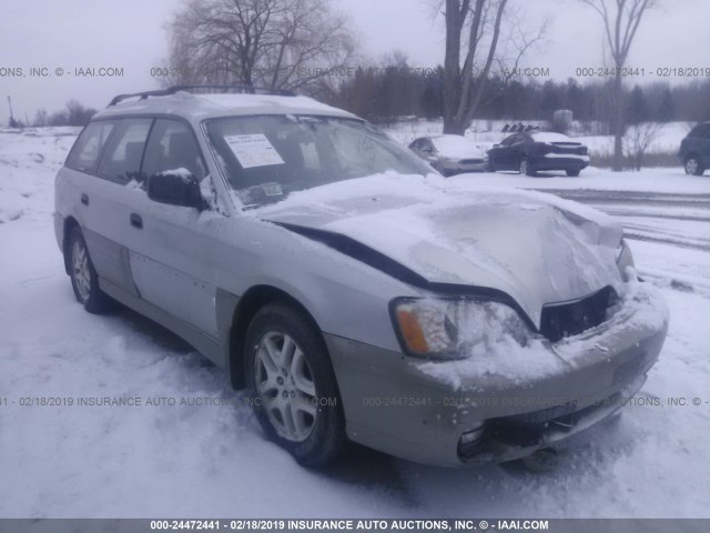 4S3BH675237654046 - 2003 SUBARU LEGACY OUTBACK AWP SILVER photo 1