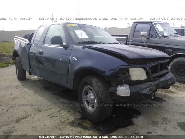 2FTRX17224CA53510 - 2004 FORD F-150 HERITAGE CLASSIC BLUE photo 1