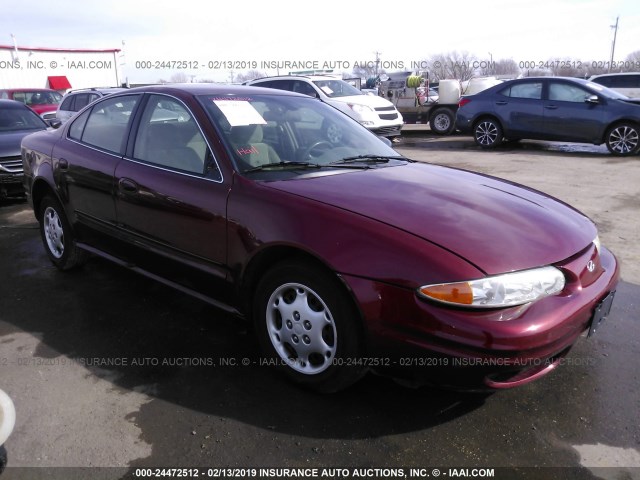 1G3NK52F63C100752 - 2003 OLDSMOBILE ALERO GX MAROON photo 1