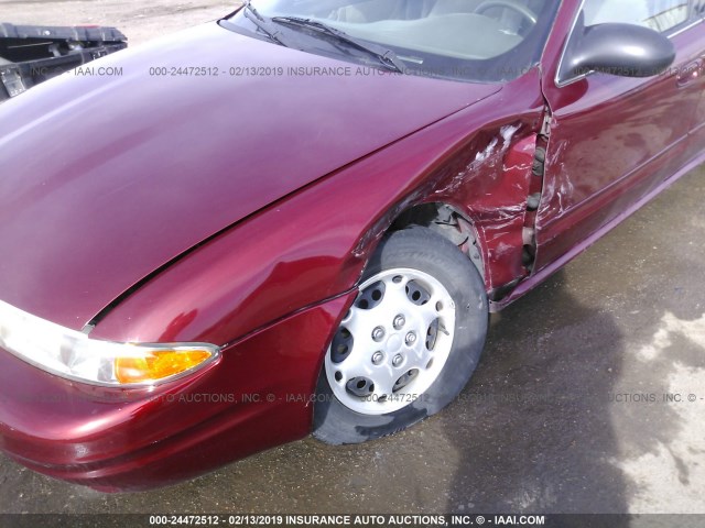 1G3NK52F63C100752 - 2003 OLDSMOBILE ALERO GX MAROON photo 6