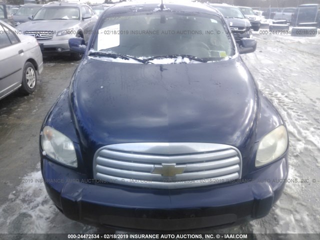 3GNBABFW9BS559076 - 2011 CHEVROLET HHR LT BLUE photo 6