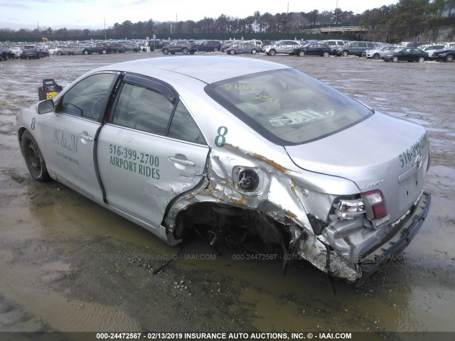 JTNBE46K273106562 - 2007 TOYOTA CAMRY NEW GENERAT CE/LE/XLE/SE SILVER photo 3