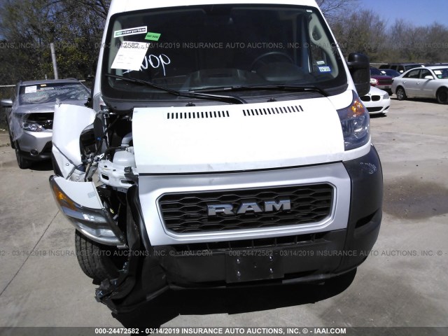 3C6TRVDG5KE502446 - 2019 RAM PROMASTER 白色 照片 6