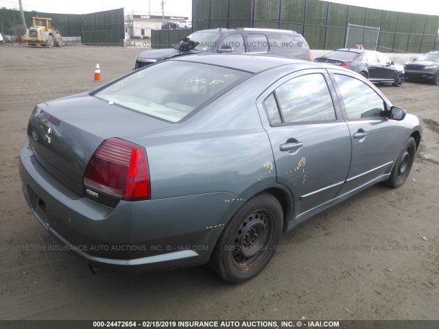 4A3AB36F74E079913 - 2004 MITSUBISHI GALANT ES MEDIUM/LS MEDIUM GREEN photo 4