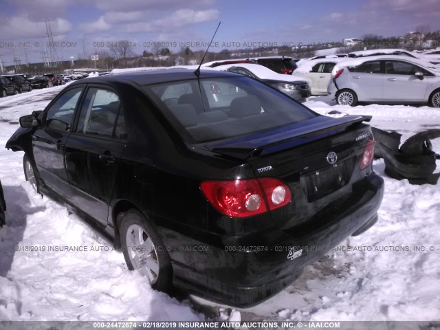 1NXBR30E47Z902449 - 2007 TOYOTA COROLLA CE/LE/S BLACK photo 3