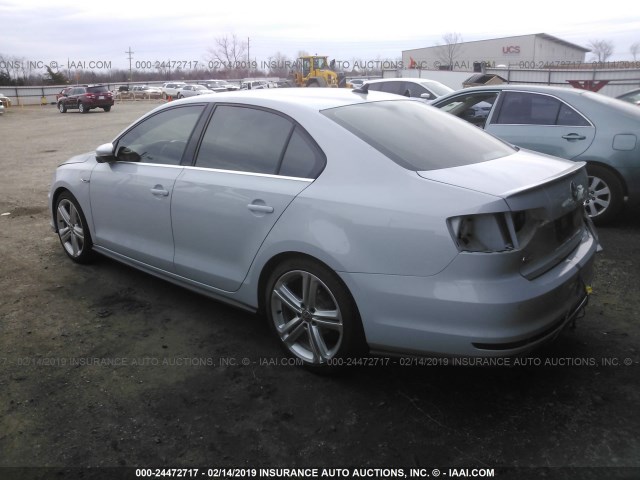 3VW4T7AJ8HM268812 - 2017 VOLKSWAGEN JETTA GLI GRAY photo 3