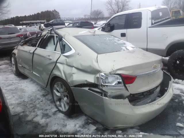 2G1165S3XF9113761 - 2015 CHEVROLET IMPALA LTZ TAN photo 3