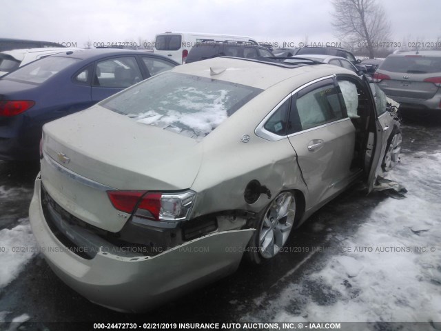 2G1165S3XF9113761 - 2015 CHEVROLET IMPALA LTZ TAN photo 4