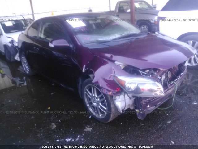 JTKDE177550009630 - 2005 TOYOTA SCION TC იასამნისფერი ფოტო 1