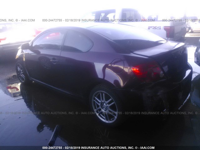 JTKDE177550009630 - 2005 TOYOTA SCION TC იასამნისფერი ფოტო 3