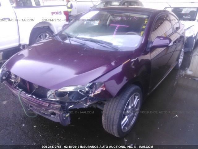 JTKDE177550009630 - 2005 TOYOTA SCION TC იასამნისფერი ფოტო 6