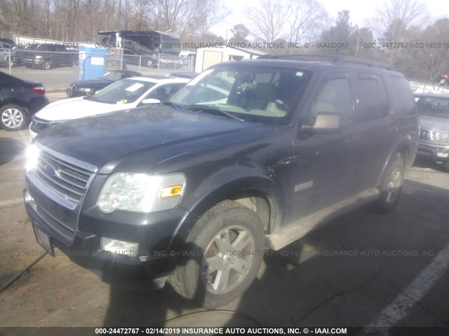 1FMEU63E27UA85149 - 2007 FORD EXPLORER XLT GRAY photo 2