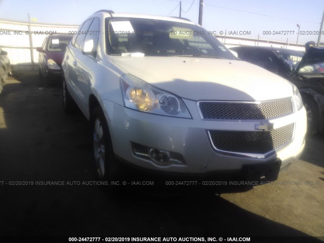 1GNKRLED1CJ178632 - 2012 CHEVROLET TRAVERSE LTZ WHITE photo 1