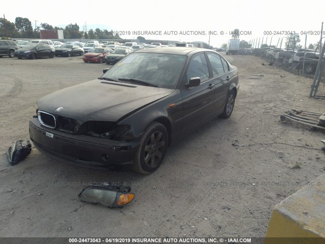 WBAAZ33444KP85849 - 2004 BMW 325 IS SULEV BLACK photo 2