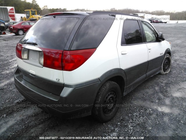 3G5DA03EX2S568944 - 2002 BUICK RENDEZVOUS CX WHITE photo 4