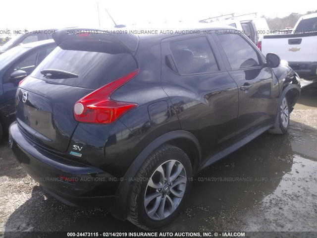 JN8AF5MR3CT116065 - 2012 NISSAN JUKE S/SV/SL BLACK photo 4