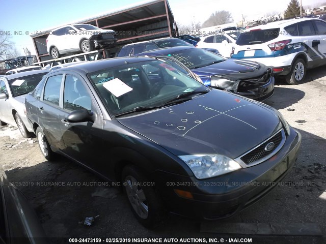 1FAFP34N77W233755 - 2007 FORD FOCUS ZX4/S/SE/SES GRAY photo 1