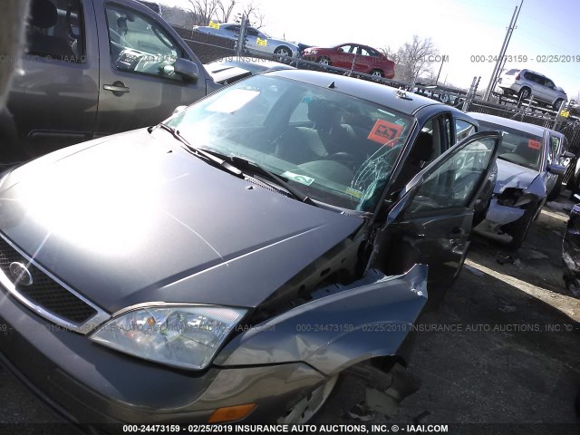 1FAFP34N77W233755 - 2007 FORD FOCUS ZX4/S/SE/SES GRAY photo 2