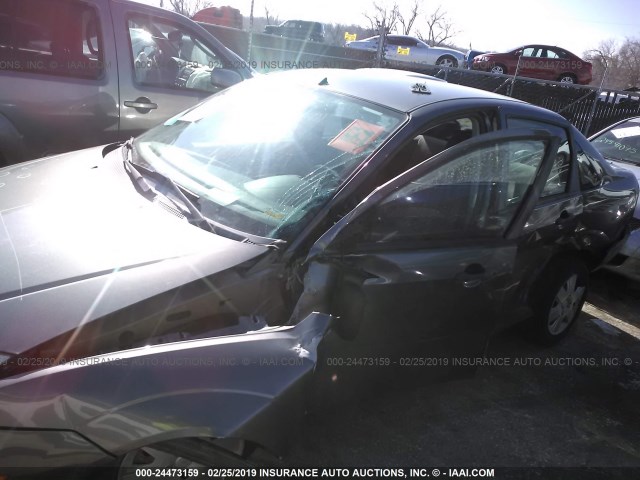 1FAFP34N77W233755 - 2007 FORD FOCUS ZX4/S/SE/SES GRAY photo 6