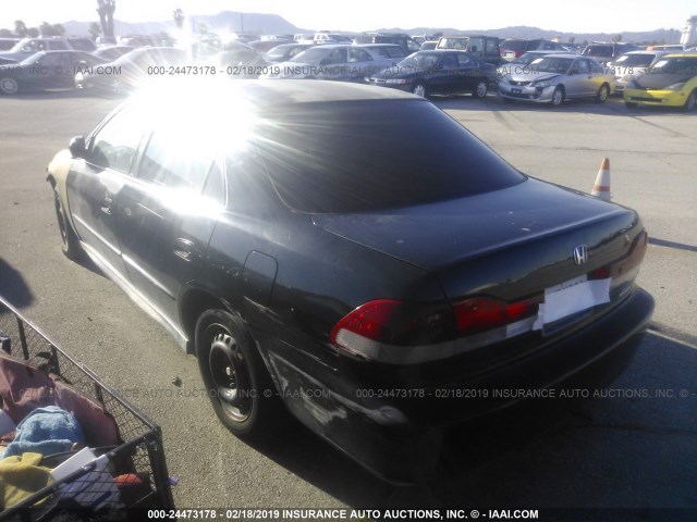 1HGCG66892A013367 - 2002 HONDA ACCORD EX/SE BLACK photo 3