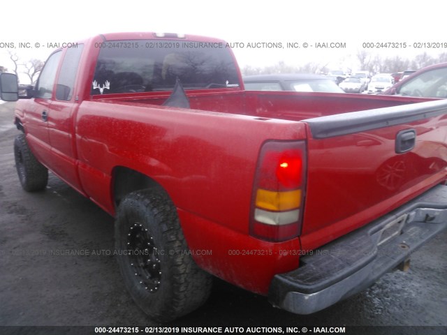 2GCEC19V411205277 - 2001 CHEVROLET SILVERADO C1500 RED photo 3