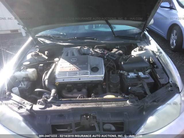 JT8BF28G6Y5087100 - 2000 LEXUS ES 300 SILVER photo 10