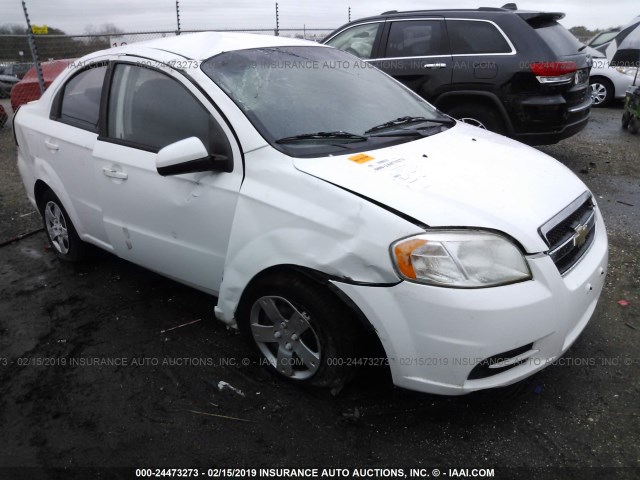 KL1TD5DEXAB109244 - 2010 CHEVROLET AVEO LS/LT WHITE photo 1