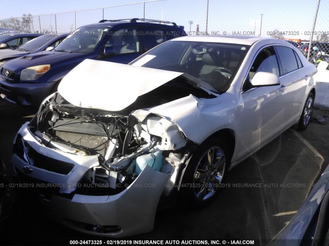 1G1ZD5E19BF234477 - 2011 CHEVROLET MALIBU 2LT WHITE photo 2