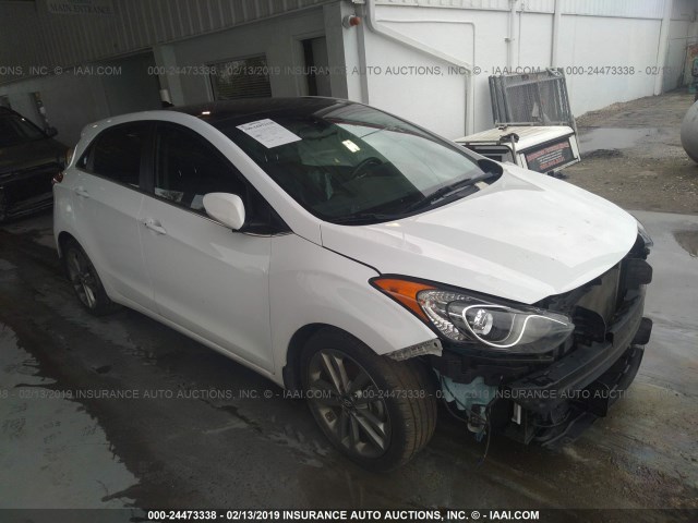 KMHD35LH7GU312080 - 2016 HYUNDAI ELANTRA GT SILVER photo 1