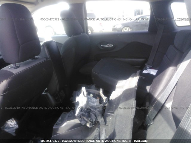 1C4PJLCBXEW323552 - 2014 JEEP CHEROKEE LATITUDE GRAY photo 8