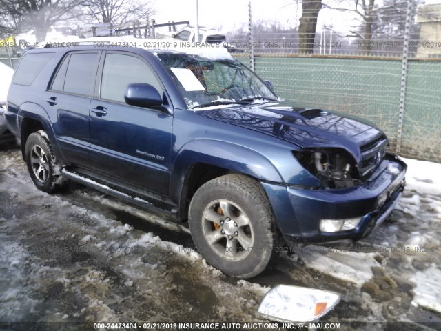 JTEBT14R848008980 - 2004 TOYOTA 4RUNNER SR5/SPORT BLUE photo 1