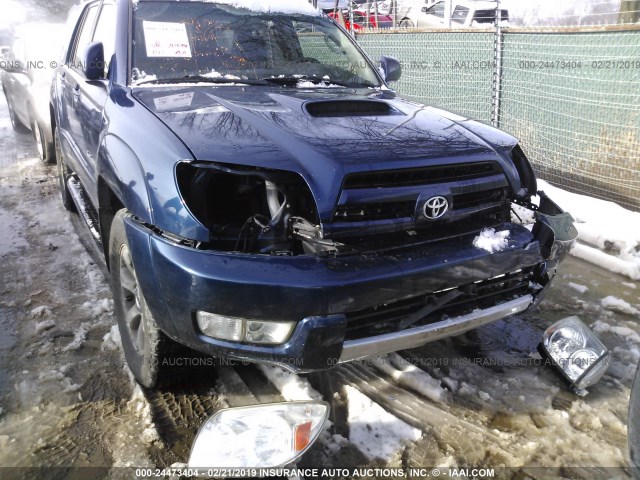 JTEBT14R848008980 - 2004 TOYOTA 4RUNNER SR5/SPORT BLUE photo 6