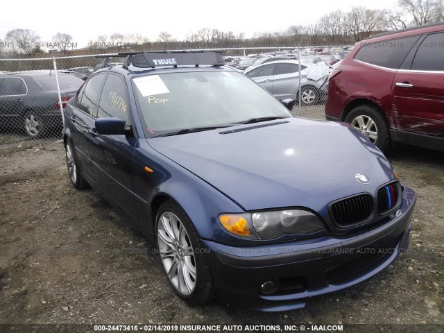 WBAEV53474KM05329 - 2004 BMW 330 I BLUE photo 1