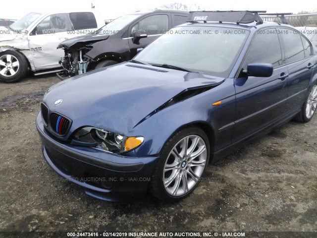 WBAEV53474KM05329 - 2004 BMW 330 I BLUE photo 2