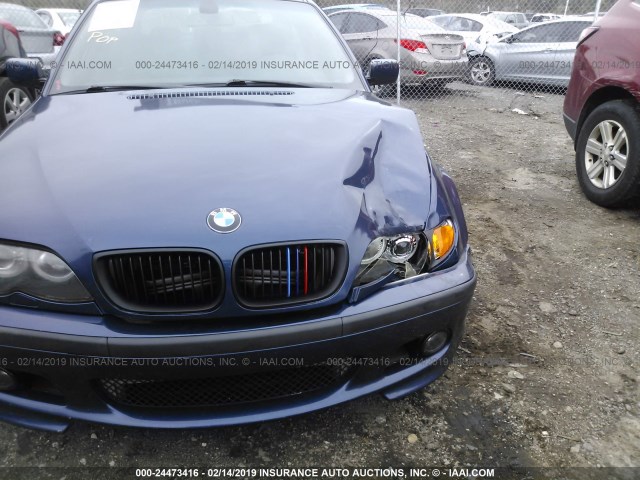 WBAEV53474KM05329 - 2004 BMW 330 I BLUE photo 6