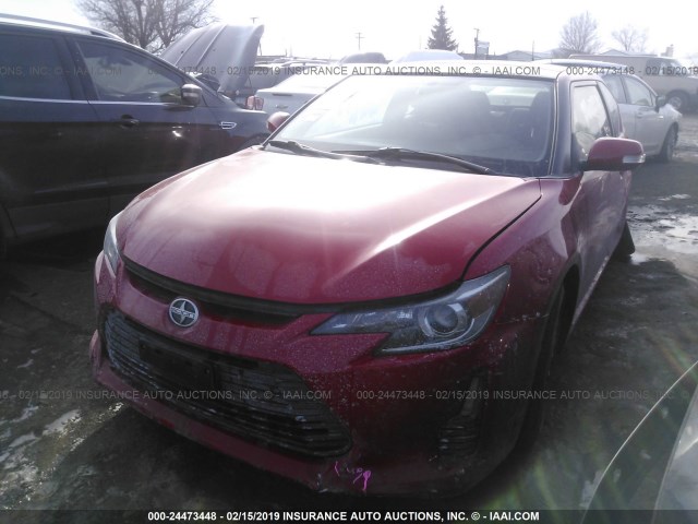 JTKJF5C70FJ011827 - 2015 TOYOTA SCION TC RED photo 2