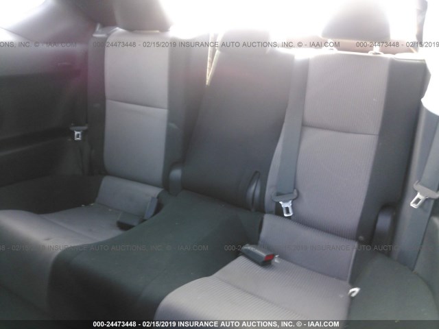 JTKJF5C70FJ011827 - 2015 TOYOTA SCION TC RED photo 8