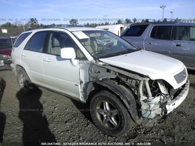 JTJGF10U520140003 - 2002 LEXUS RX 300 WHITE photo 1