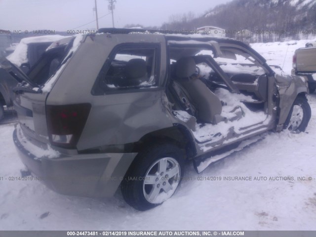 1J4GR48K95C663942 - 2005 JEEP GRAND CHEROKEE LAREDO/COLUMBIA/FREEDOM 金色 照片 4