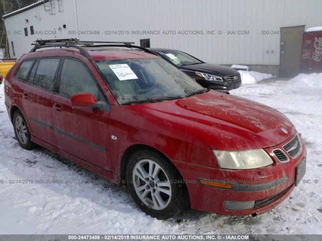 YS3FD55Y261022717 - 2006 SAAB 9-3 RED photo 1