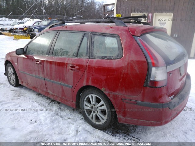 YS3FD55Y261022717 - 2006 SAAB 9-3 RED photo 3