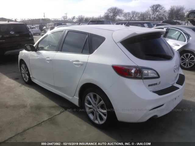 JM1BL1H57A1206336 - 2010 MAZDA 3 S WHITE photo 3