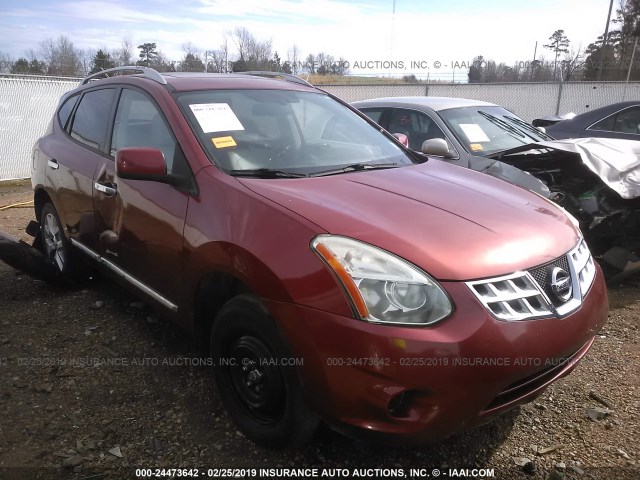 JN8AS5MT1BW159601 - 2011 NISSAN ROGUE S/SV/KROM MAROON photo 1