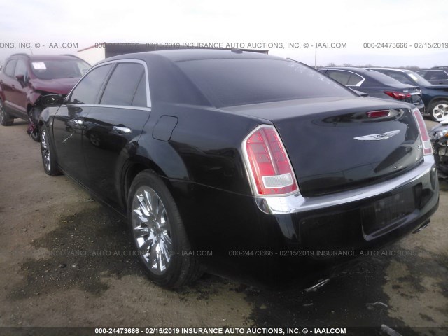 2C3CCAAG0DH697701 - 2013 CHRYSLER 300 BLACK photo 3